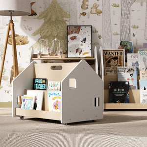 Smyles Petite Bibliotheque Montessori Blanche