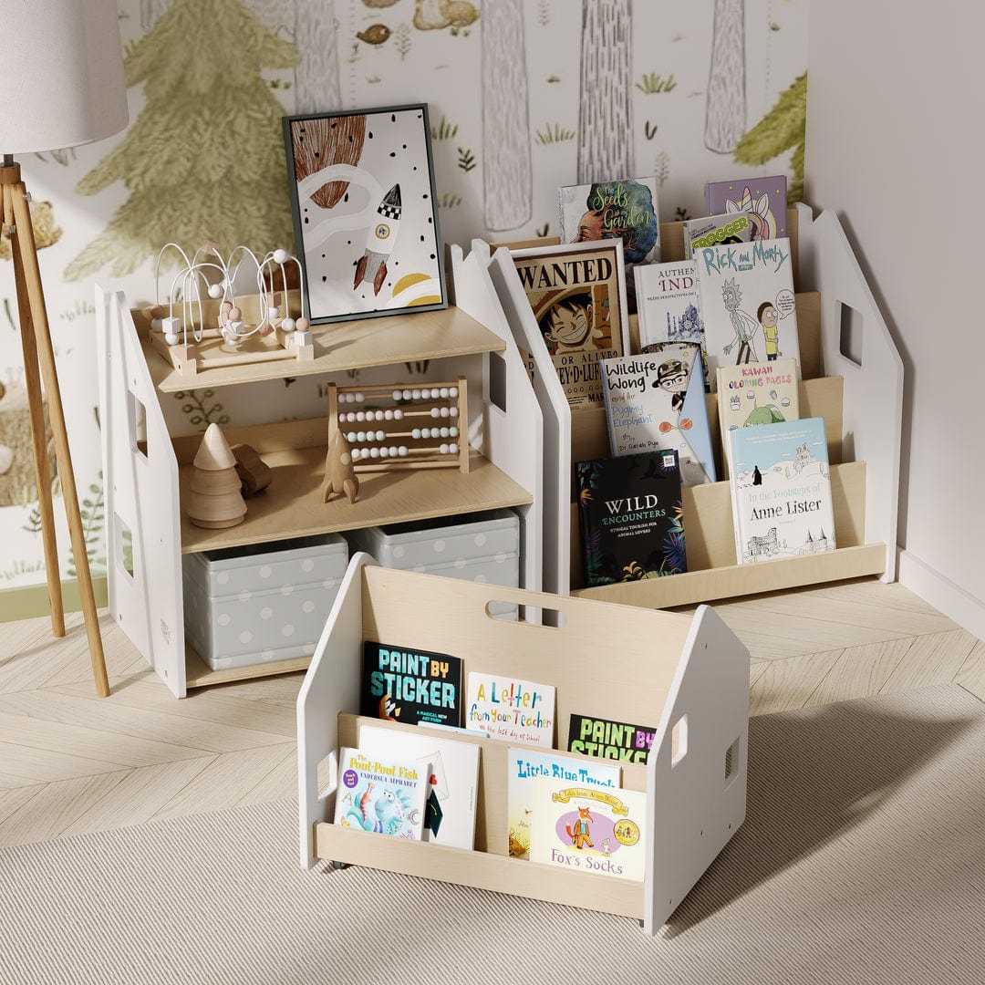 Smyles Petite Bibliotheque Montessori Blanche