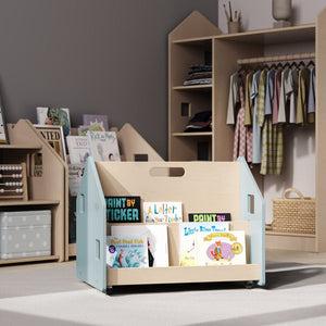 Smyles Petite Bibliotheque Montessori Bleue