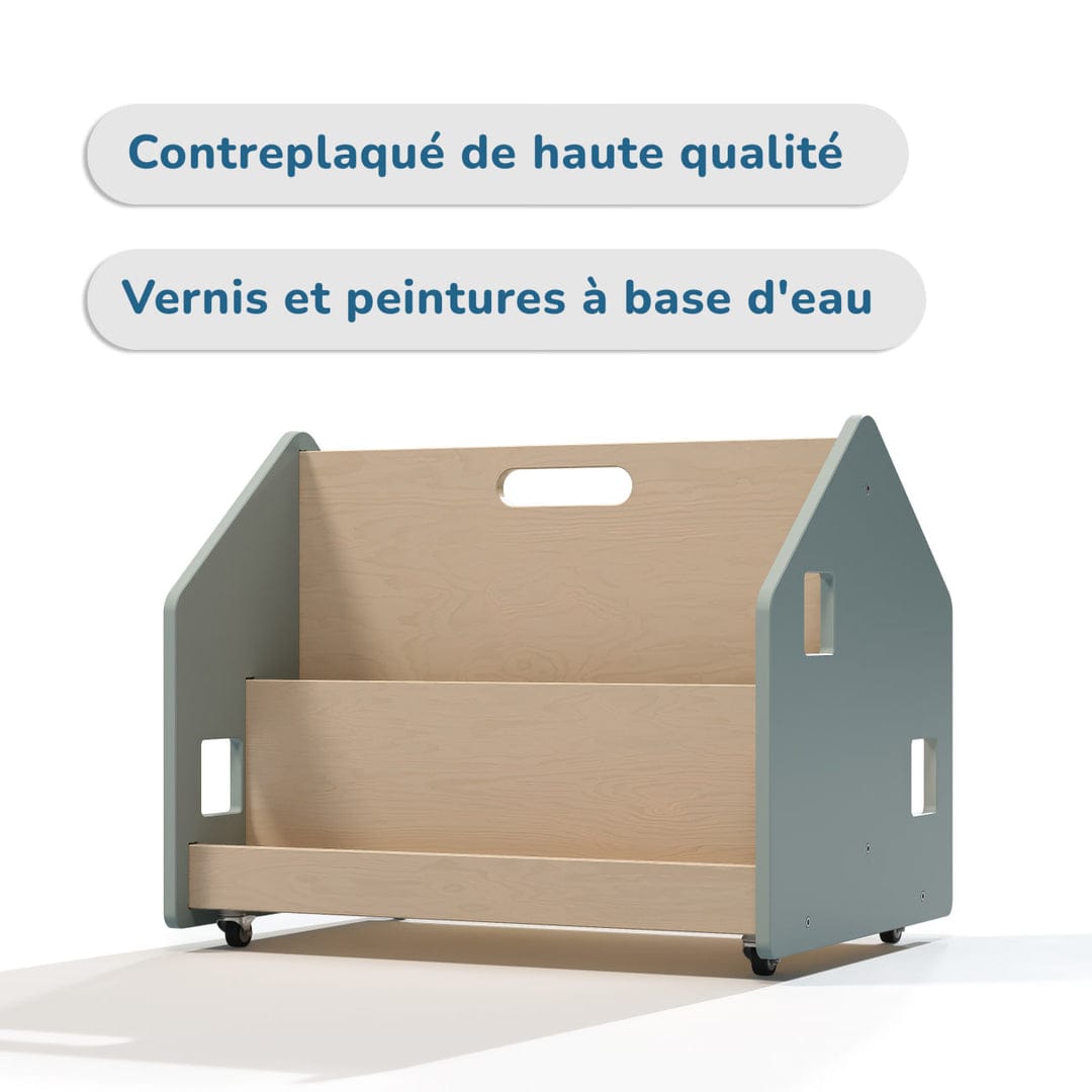 Smyles Petite Bibliotheque Montessori Bleue