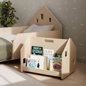 Smyles Petite Bibliotheque Montessori en bois