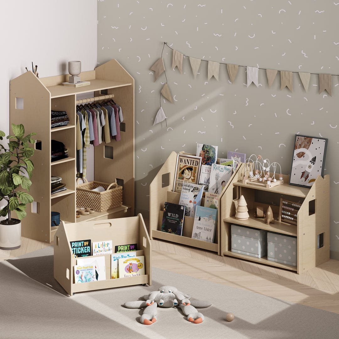 Smyles Petite Bibliotheque Montessori en bois