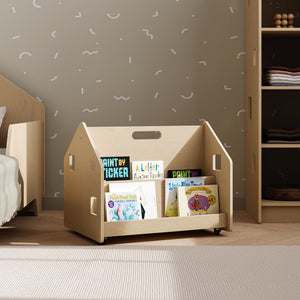 Smyles Petite Bibliotheque Montessori en bois