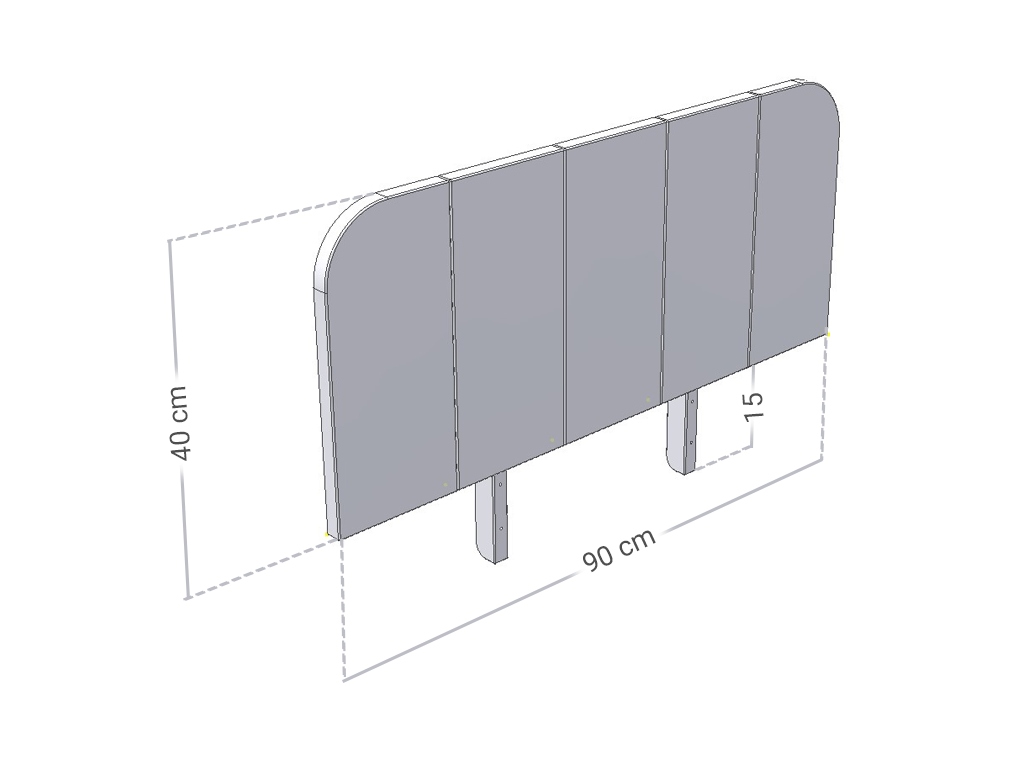 Smyles Tête de Lit Montessori - Rectangulaire NOVA