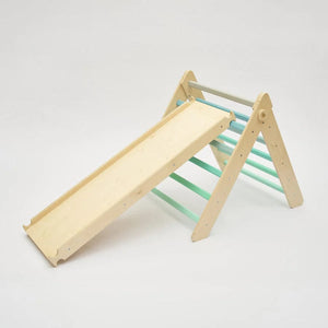 Smyles Triangle de Pikler Toboggan "Menthe"