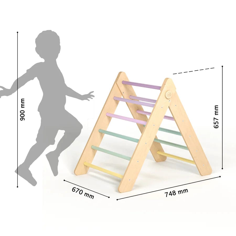 Smyles Triangle de Pikler Toboggan Pastel